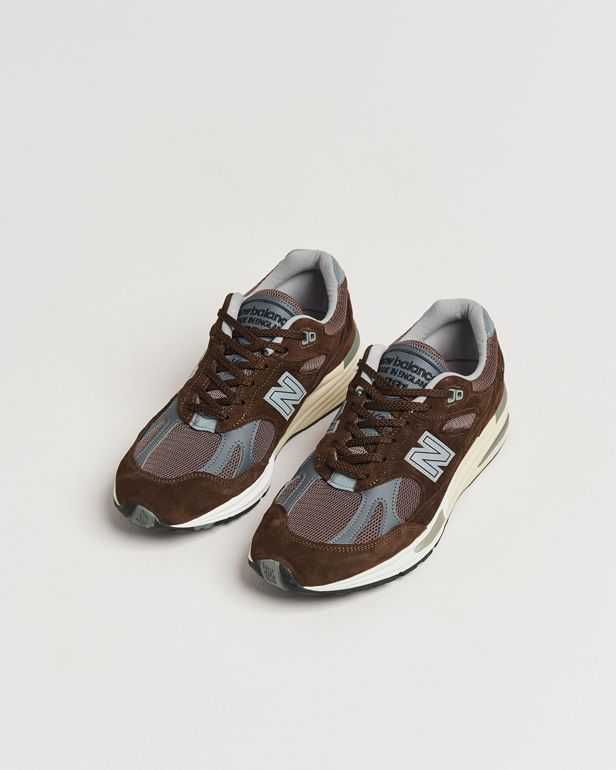 Homme | Chaussures | New Balance Made In US & UK | New Balance Made In UK U991V2 Sneakers Brown