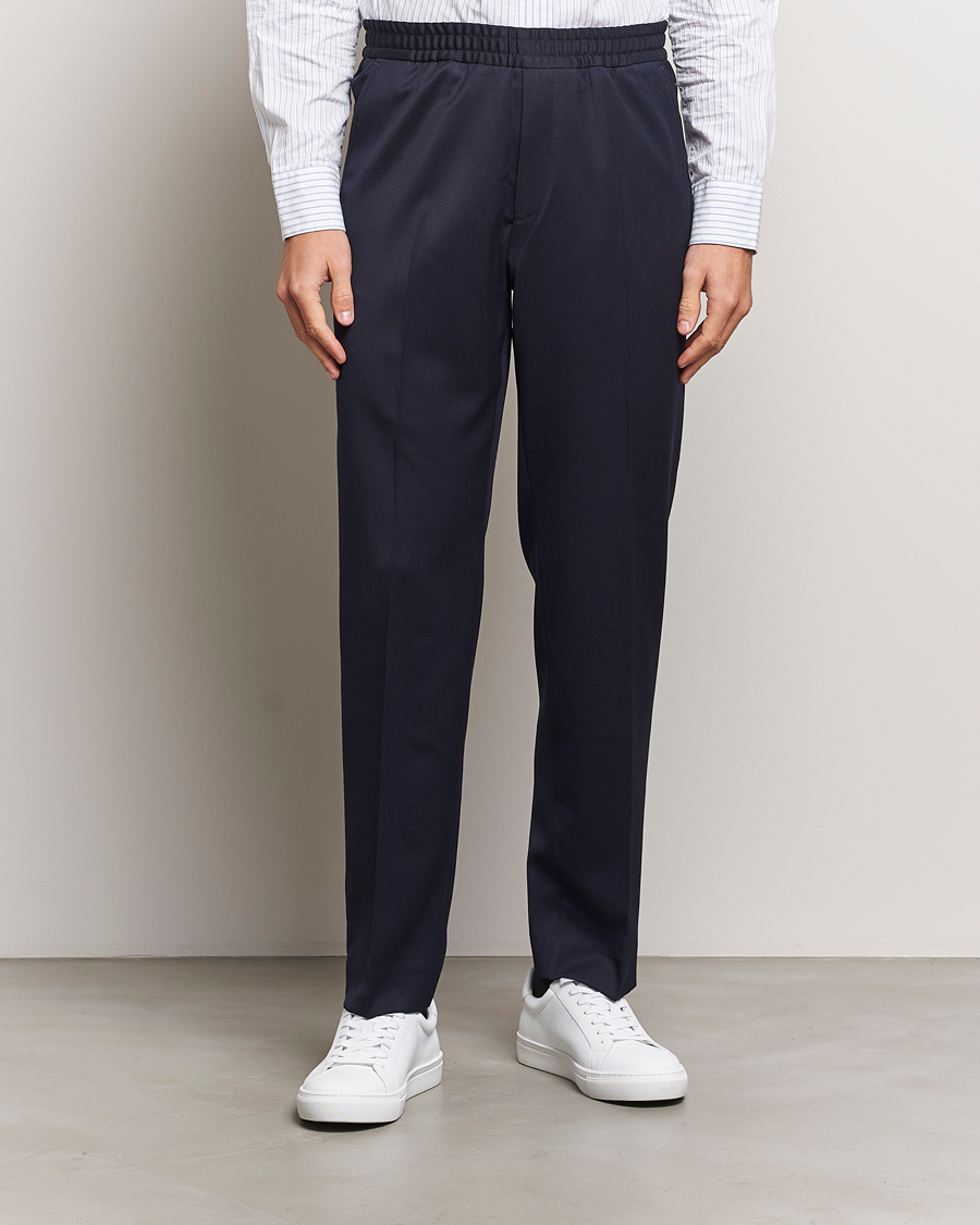 Homme |  | Filippa K | Relaxed Terry Wool Trousers Navy