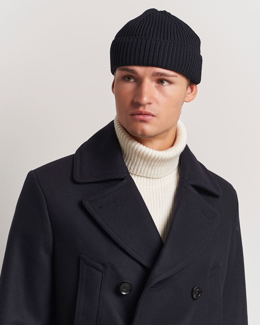 Homme |  | S.N.S. Herning | Fender Merino Wool Hat Navy Blue