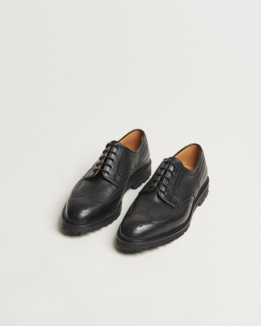 Homme |  | Crockett & Jones x Tärnsjö Garveri | Crockett & Jones Pembroke Milled Grain Vibram Black