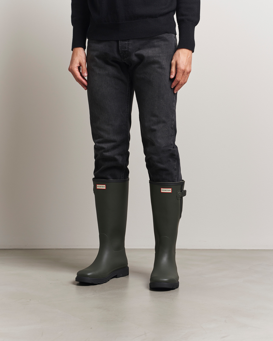 Homme | Couvre-Chaussures | Hunter Boots | Downpour Adjustable Boot Dark Olive