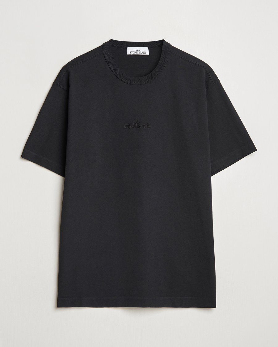 Homme | T-shirts | Stone Island | Center Logo T-Shirt Black