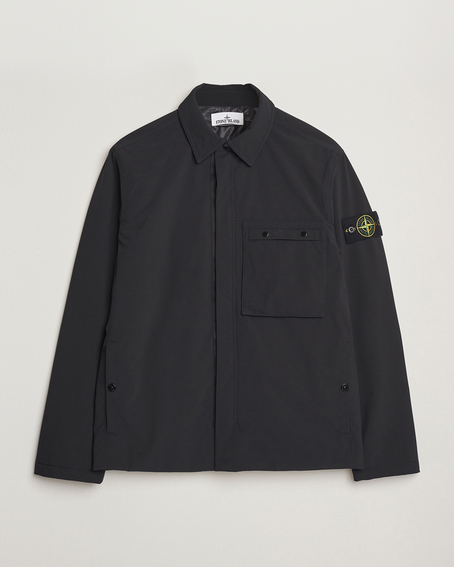 Homme | Manteaux Et Vestes | Stone Island | Soft Shell Coach Jacket Black