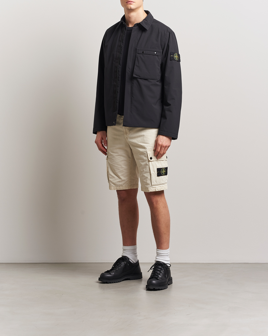 Homme | Manteaux Et Vestes | Stone Island | Soft Shell Coach Jacket Black