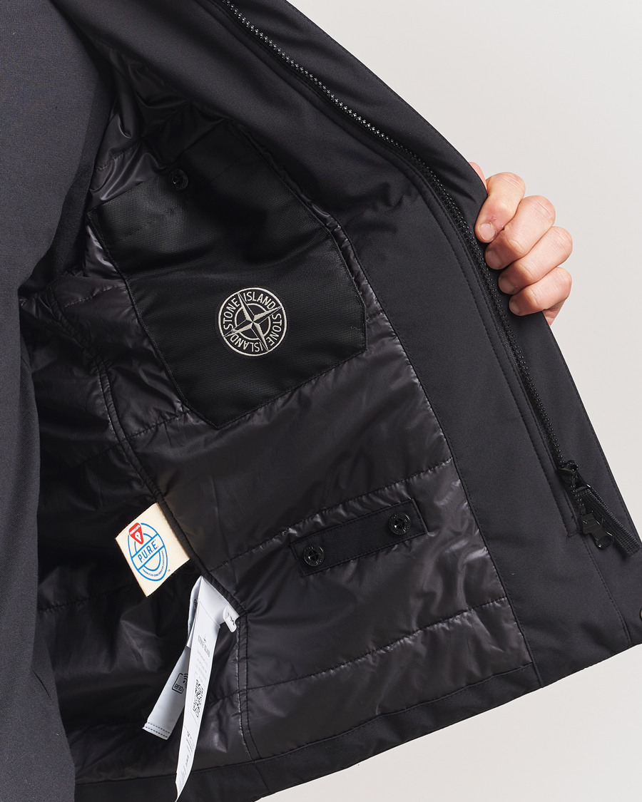 Homme | Manteaux Et Vestes | Stone Island | Soft Shell Coach Jacket Black