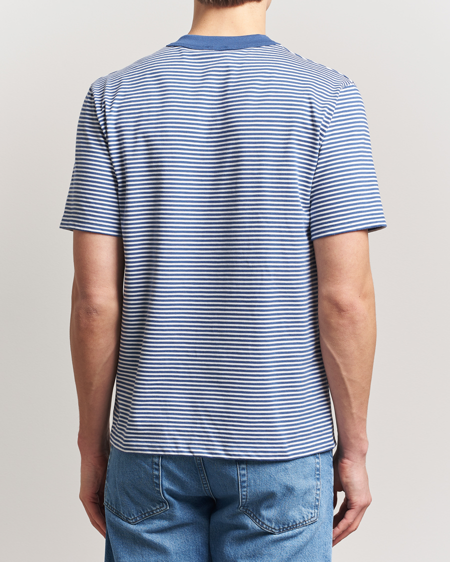 Homme | T-shirts | Armor-lux | Callac Héritage Stripe T-Shirt Obscur/Milk