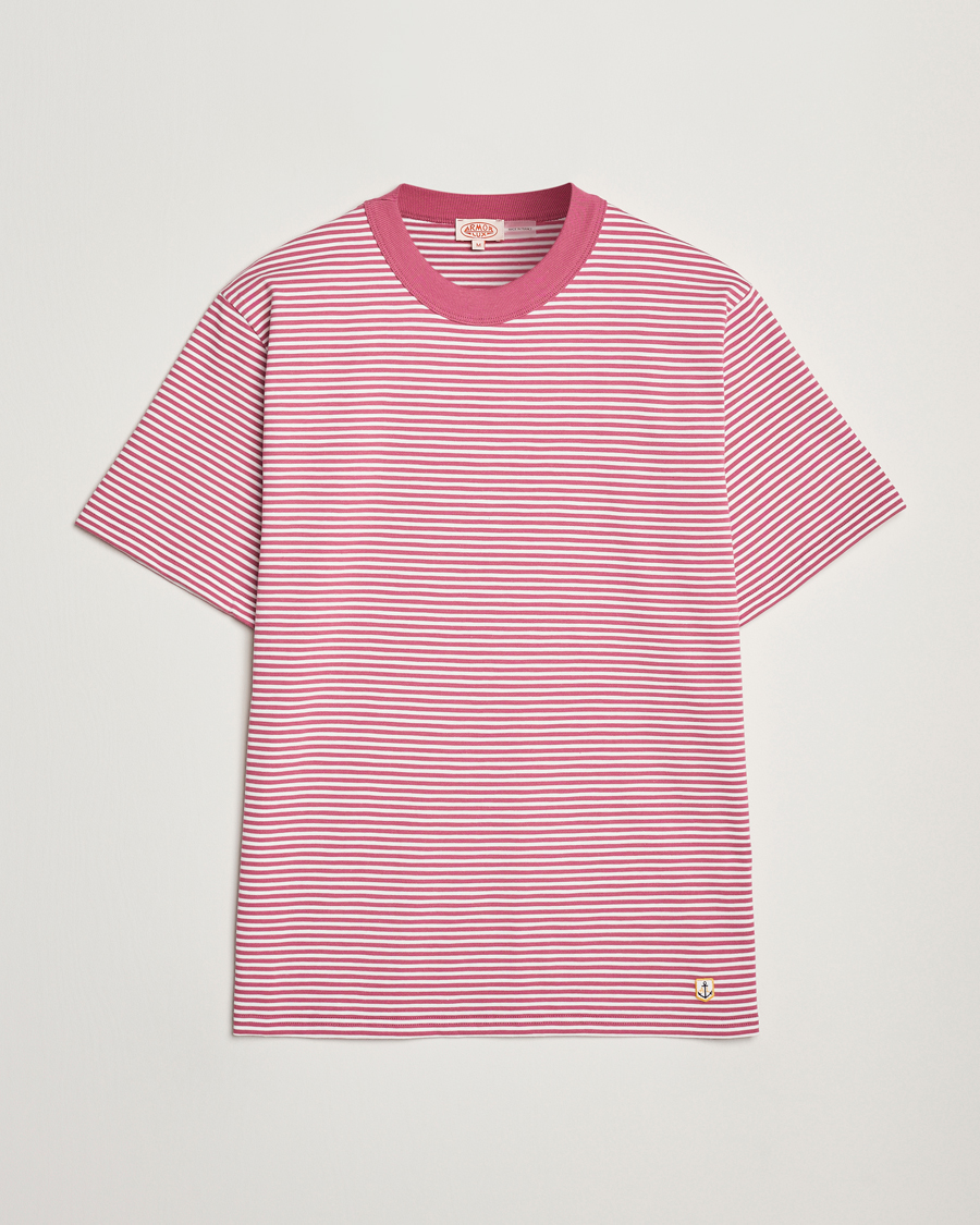 Homme | T-shirts | Armor-lux | Callac Héritage Stripe T-Shirt Malaga/Milk