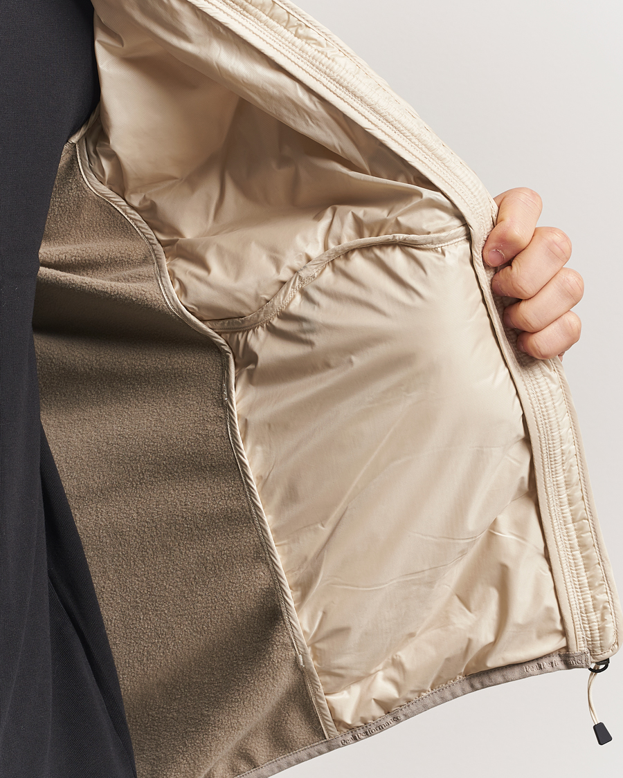 Homme | Manteaux Et Vestes | Peak Performance | Helium Down Hooded Hybrid Jacket Sand Fog