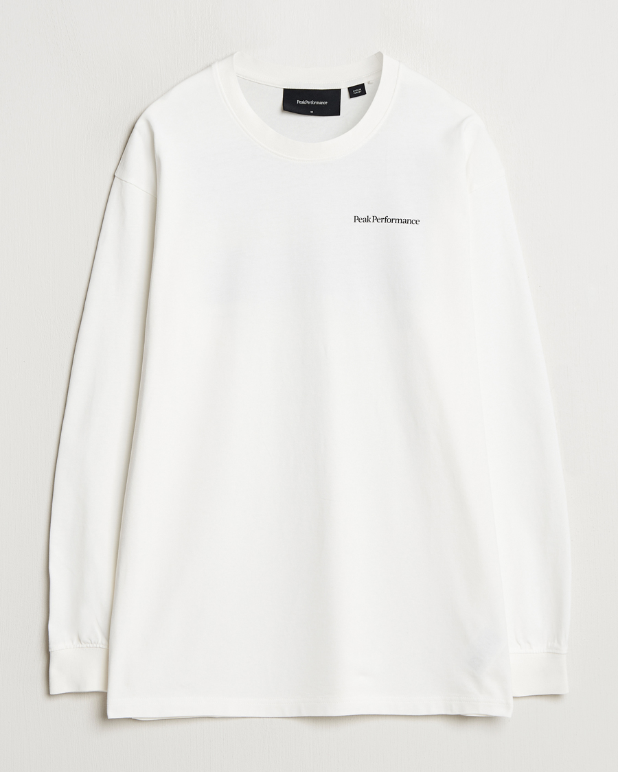Homme | T-shirts | Peak Performance | Graphic Long Sleeve T-Shirt Off White