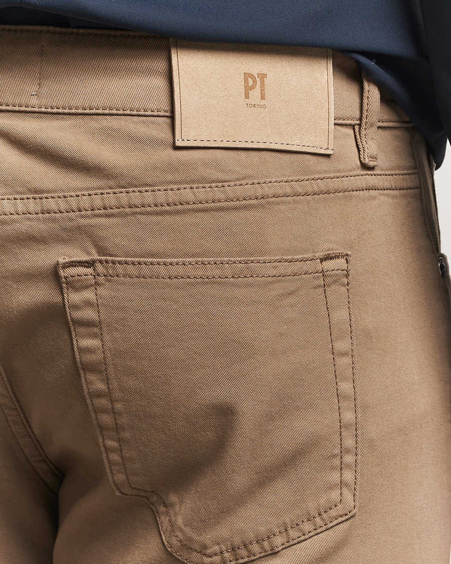 Homme | Pantalons | PT01 | Slim Fit 5-Pocket Pants Brown