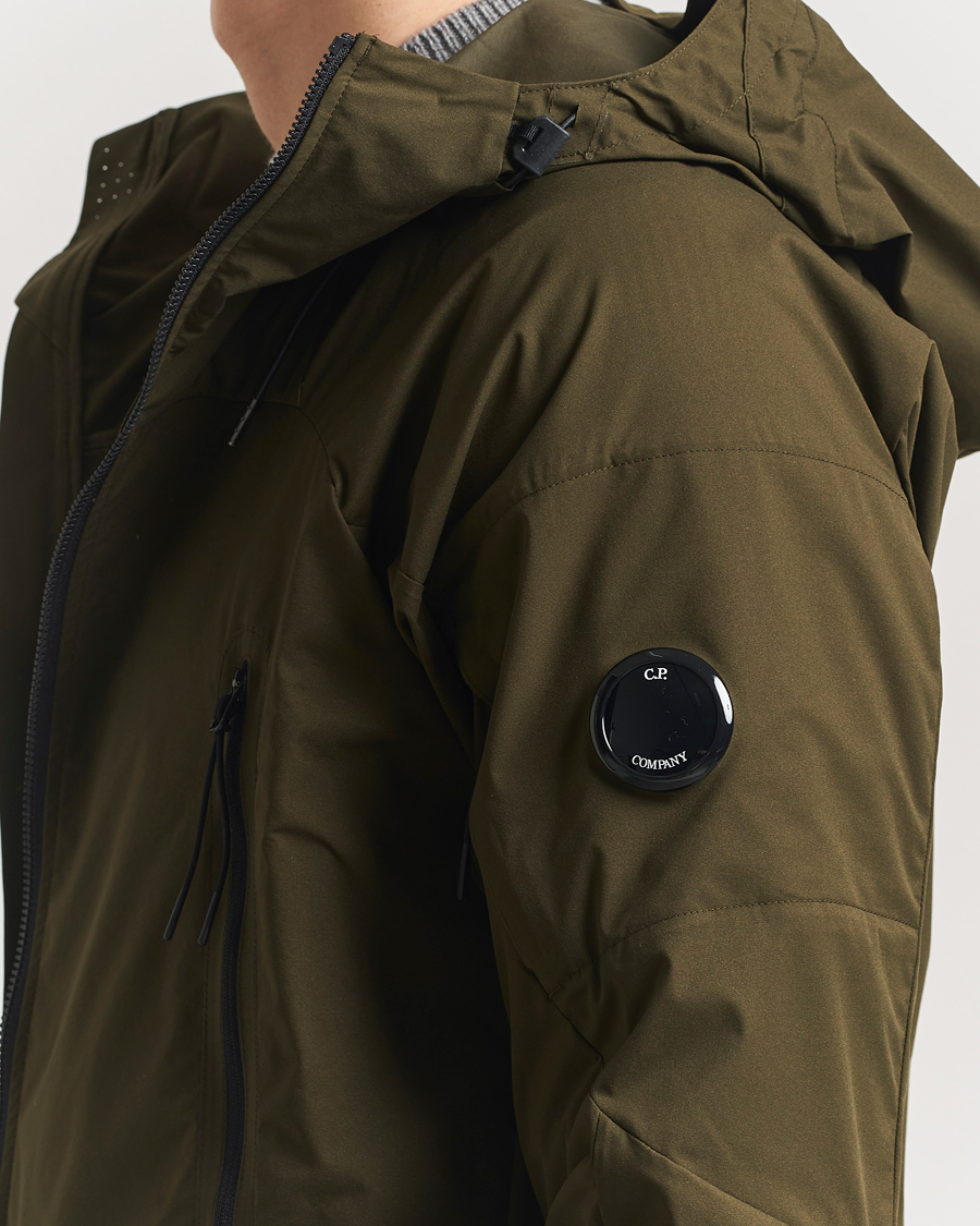 Homme | Manteaux Et Vestes | C.P. Company | Pro-Tek Lens Hooded Jacket Olive