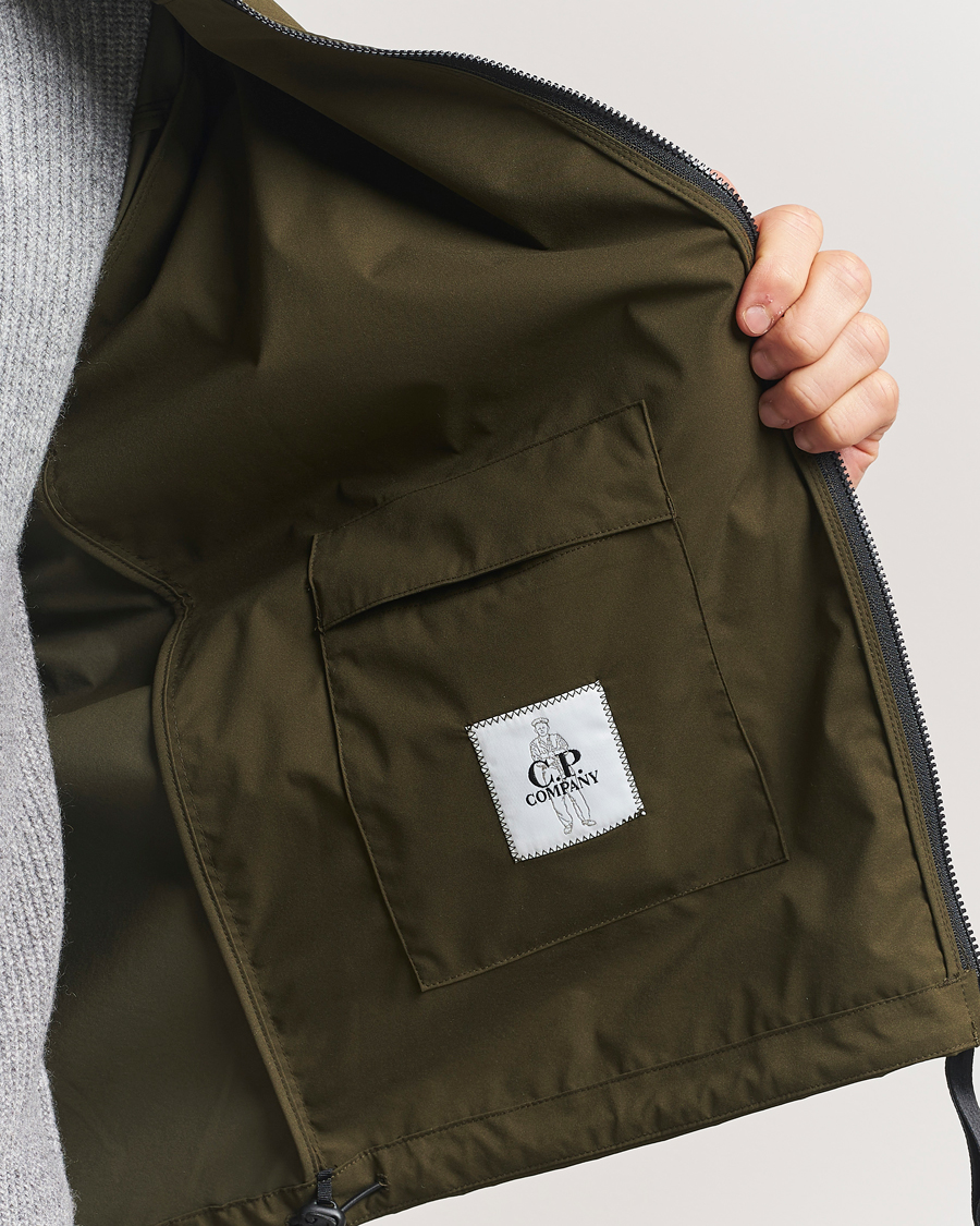 Homme | Manteaux Et Vestes | C.P. Company | Pro-Tek Lens Hooded Jacket Olive