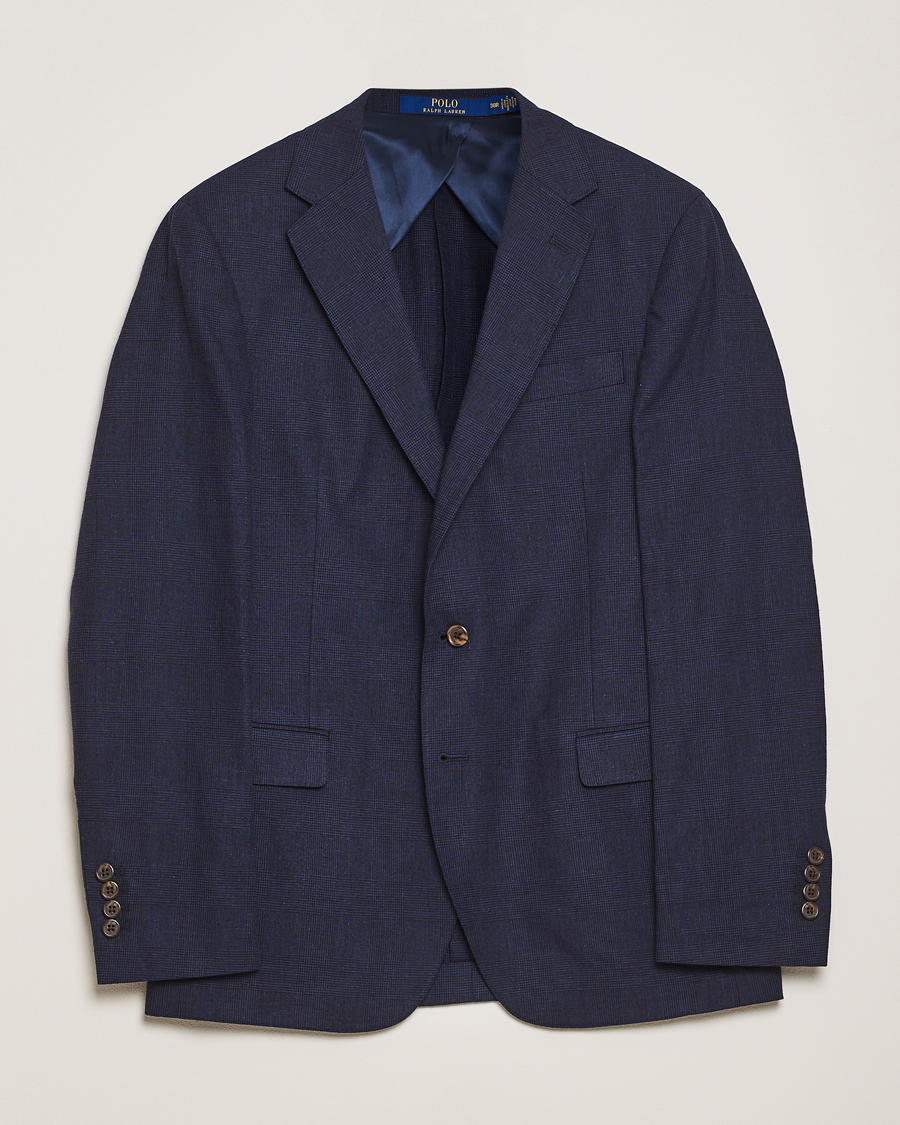 Homme | Blazers | Polo Ralph Lauren | Tonal Glenplaid Sportcoat Dark Navy/Navy