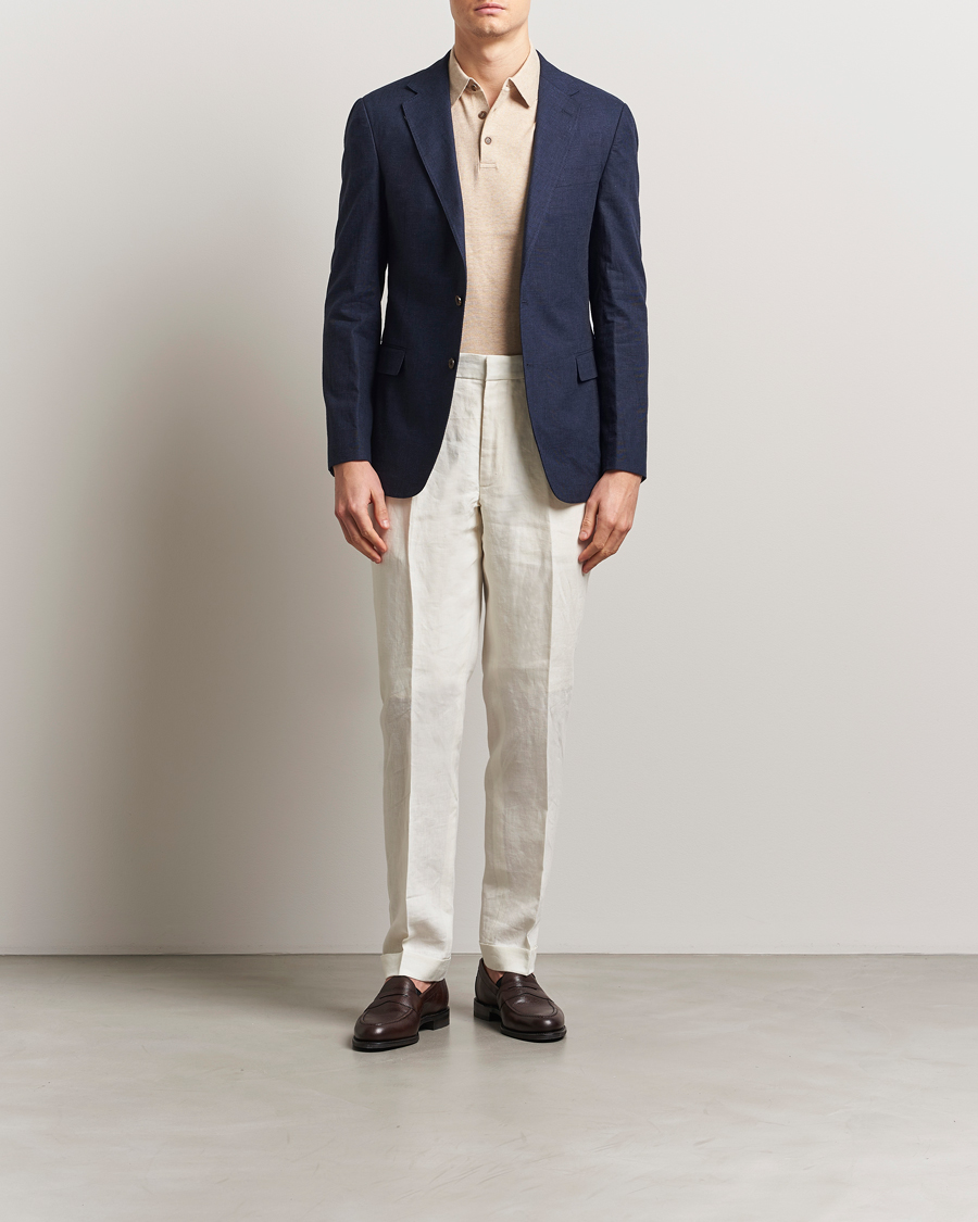 Homme | Blazers | Polo Ralph Lauren | Tonal Glenplaid Sportcoat Dark Navy/Navy