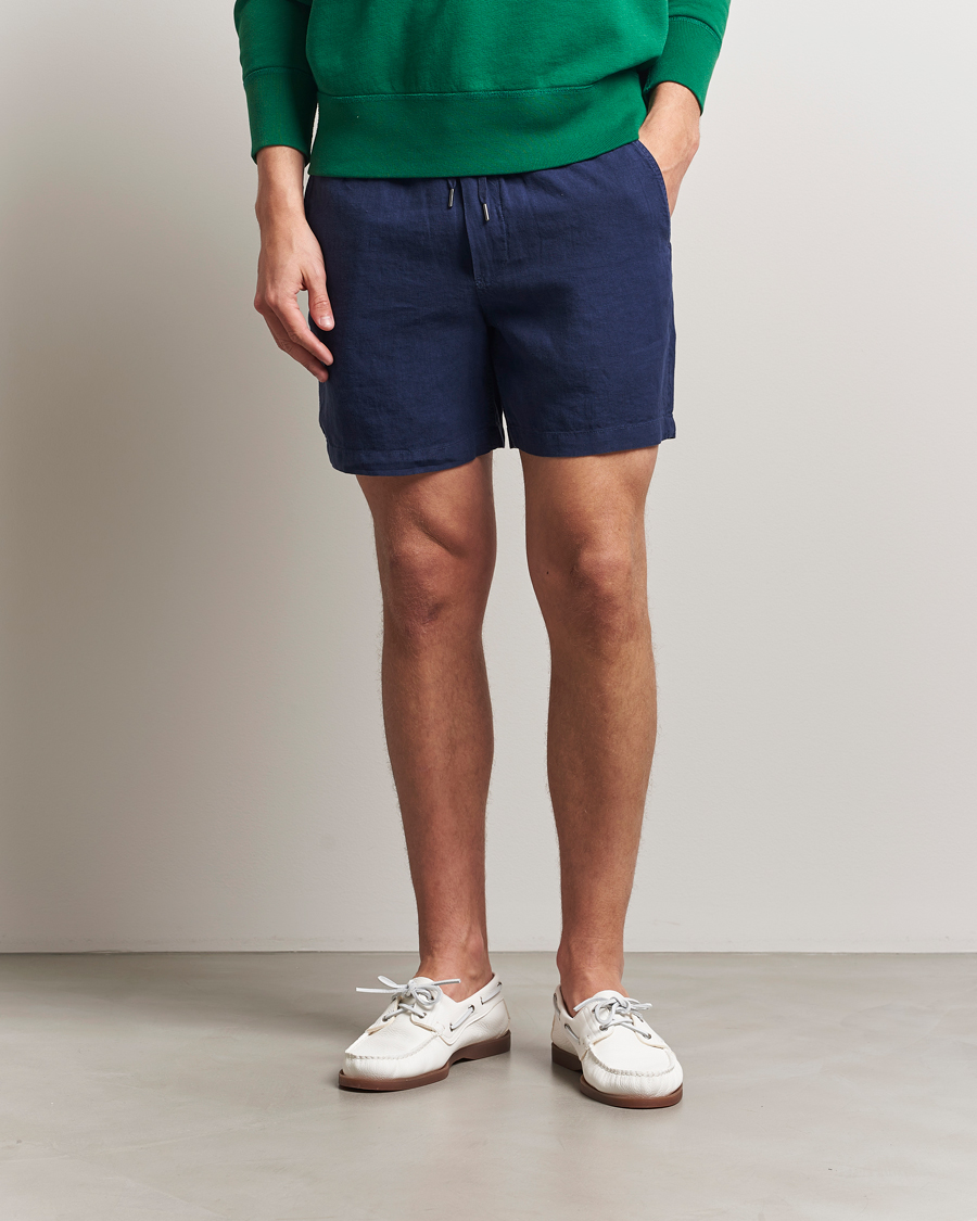 Homme | Shorts | Polo Ralph Lauren | Prepster Linen Shorts Newport Navy