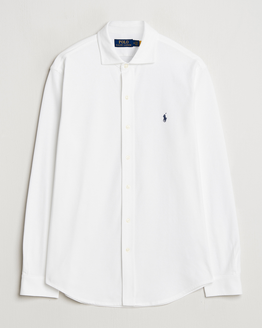 Homme | Chemises | Polo Ralph Lauren | Cotton Long Sleeve Shirt White