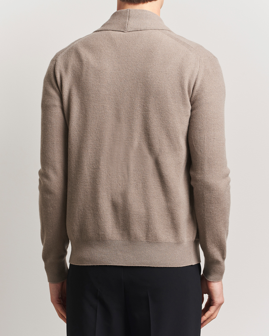 Homme | Pulls Et Tricots | Brioni | Cashmere/Cotton Shawl Cardigan Beige