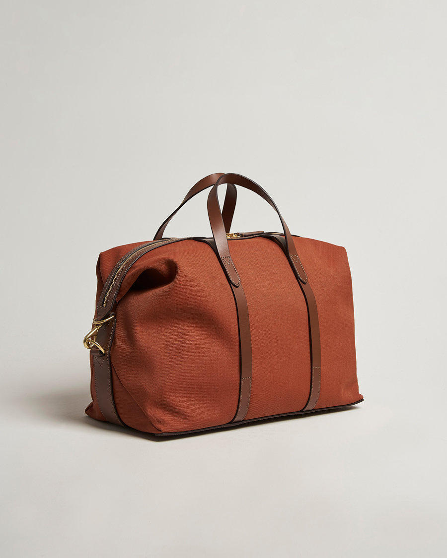 Homme | Mismo M/S Avail 48h Nylon Weekendbag Terracotta/Cuoio | Mismo | M/S Avail 48h Nylon Weekendbag Terracotta/Cuoio