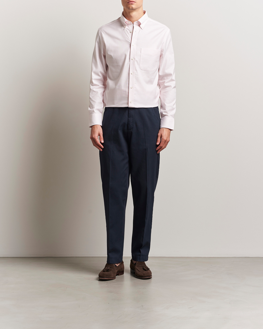 Homme | Chemises | Charles Tyrwhitt | Non Iron Stretch Oxford Shirt Light Pink
