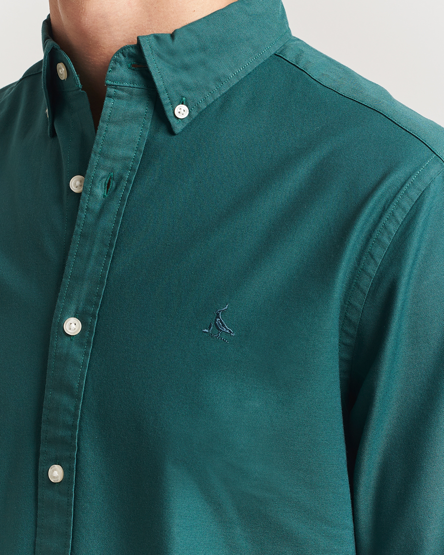 Homme | Chemises | Charles Tyrwhitt | Button Down Stretch Oxford Shirt Teal Green