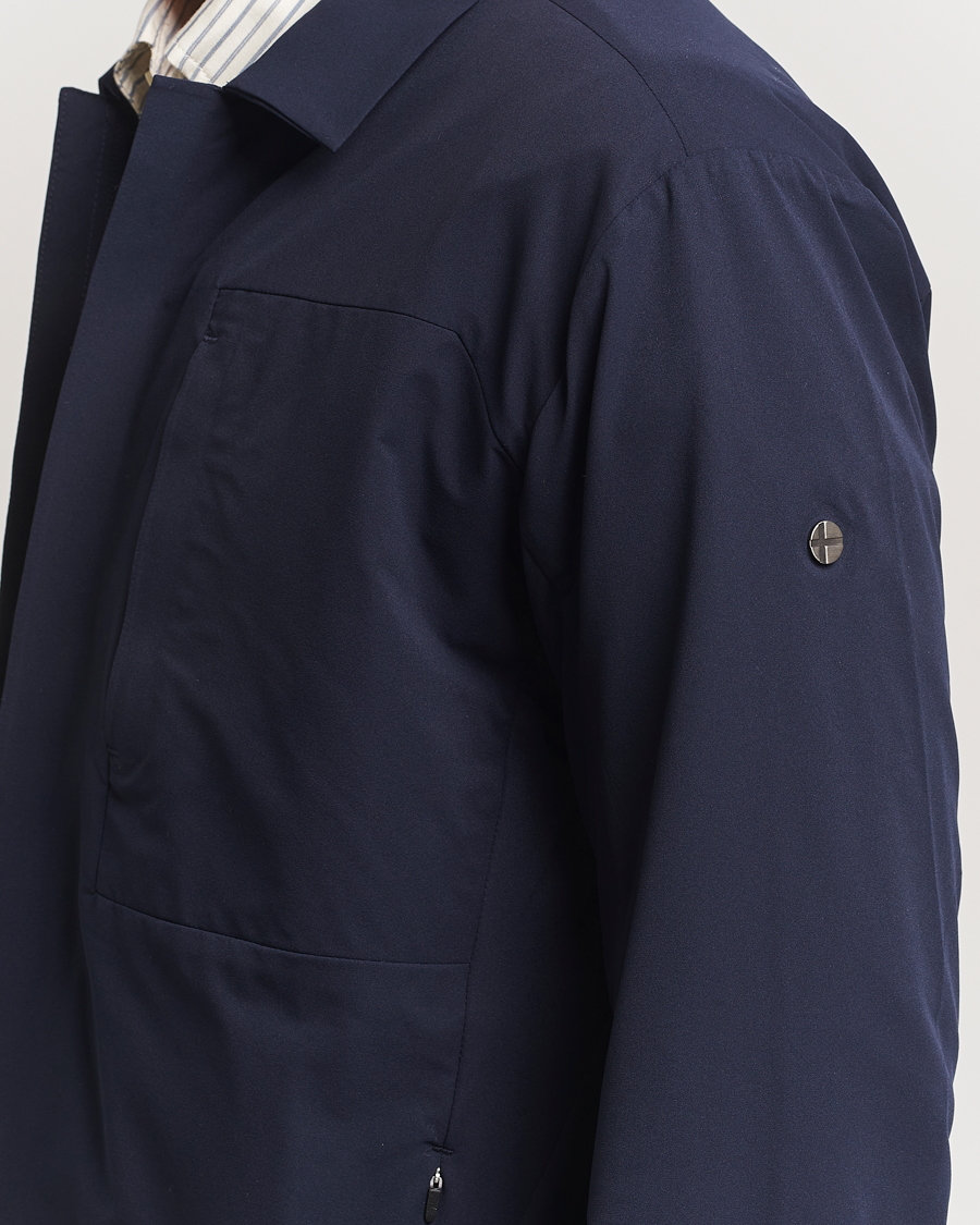 Homme | Manteaux Et Vestes | Scandinavian Edition | Merge II Stretch Shirt Jacket Navy Blue