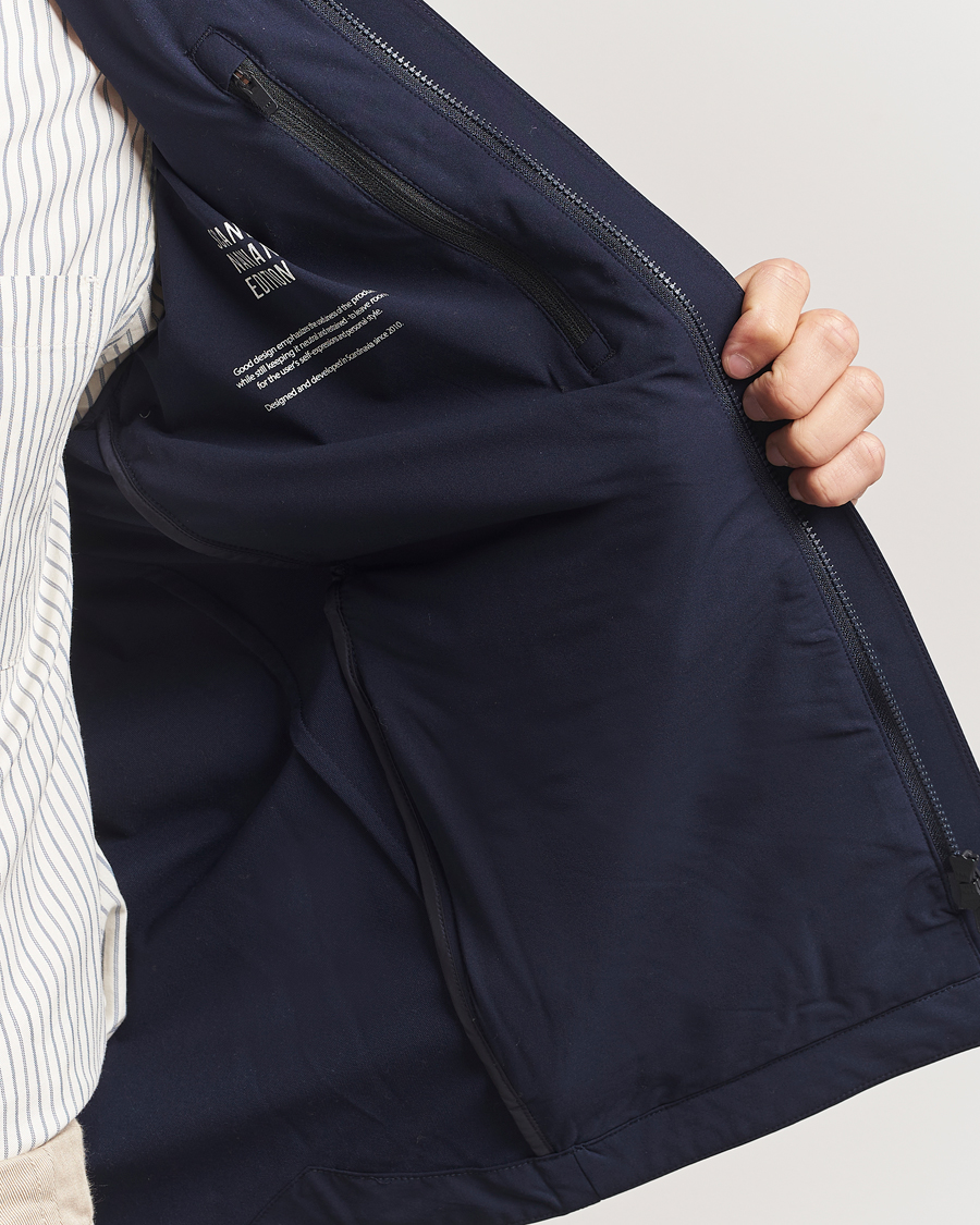 Homme | Manteaux Et Vestes | Scandinavian Edition | Merge II Stretch Shirt Jacket Navy Blue