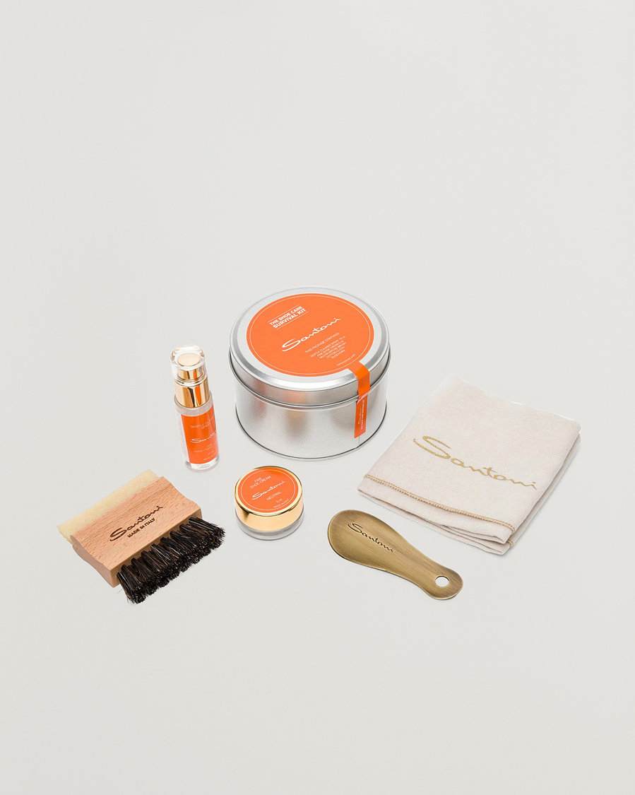 Homme | Entretien Chaussures | Santoni | Shoe Care Survival Kit Metal