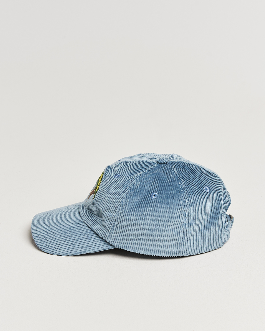 Homme | Drake's Drake´s Tree Baseball Cap Cornflower Blue | Drake's | Drake´s Tree Baseball Cap Cornflower Blue