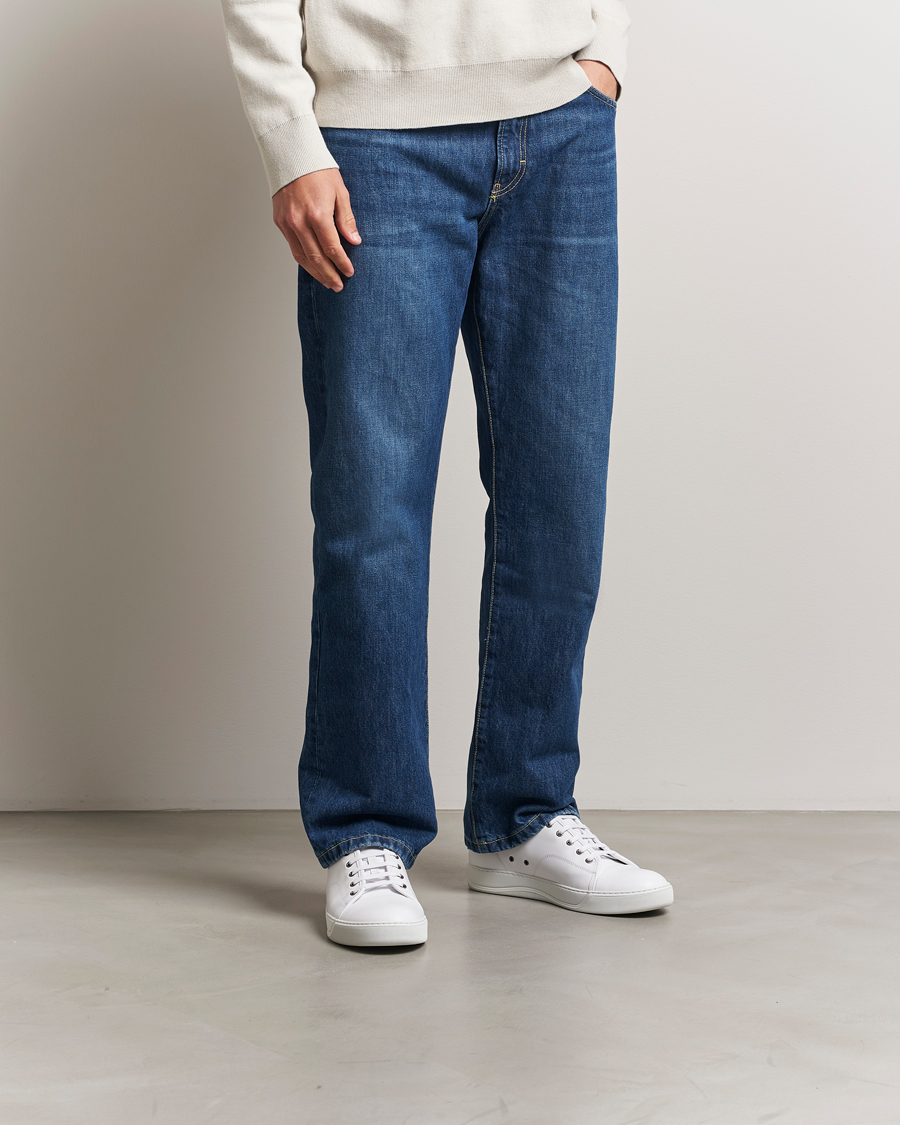 Homme | Lanvin Nappa Cap Toe Sneaker White | Lanvin | Nappa Cap Toe Sneaker White