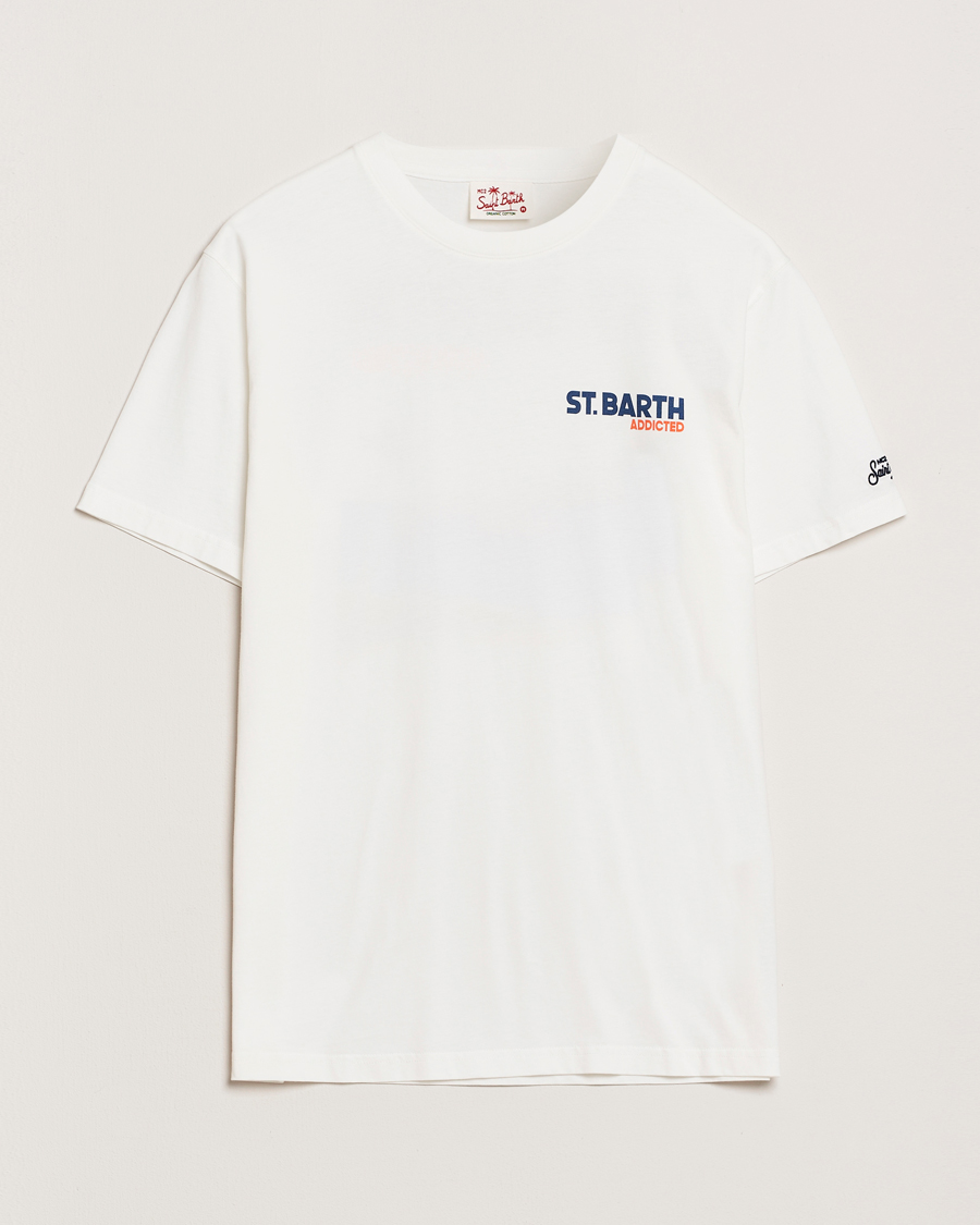 Homme | T-shirts | MC2 Saint Barth | Printed Cotton T-Shirt St Barth Addicted