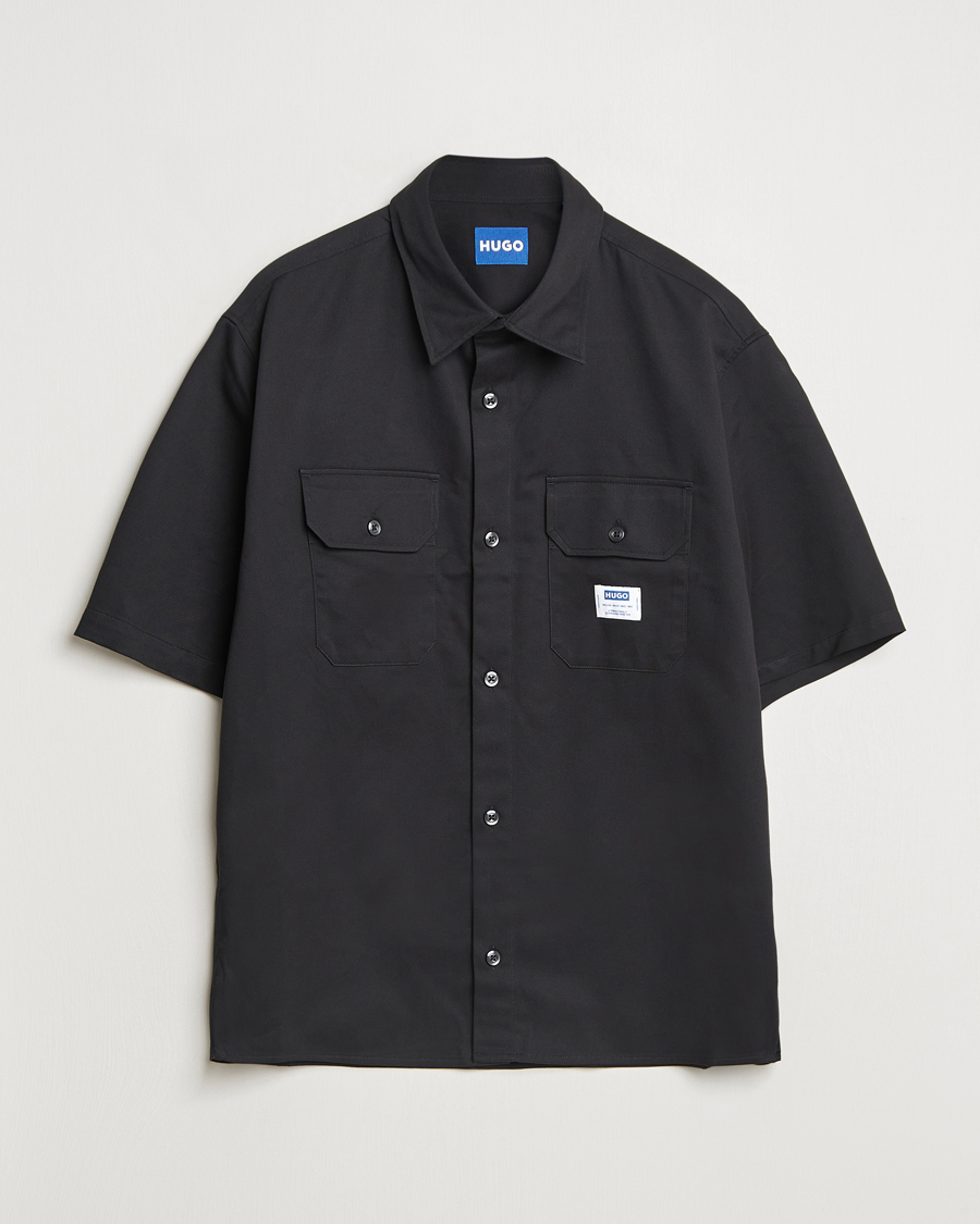 Homme | Chemises | HUGO | Ekyno Short Sleeve Shirt Black
