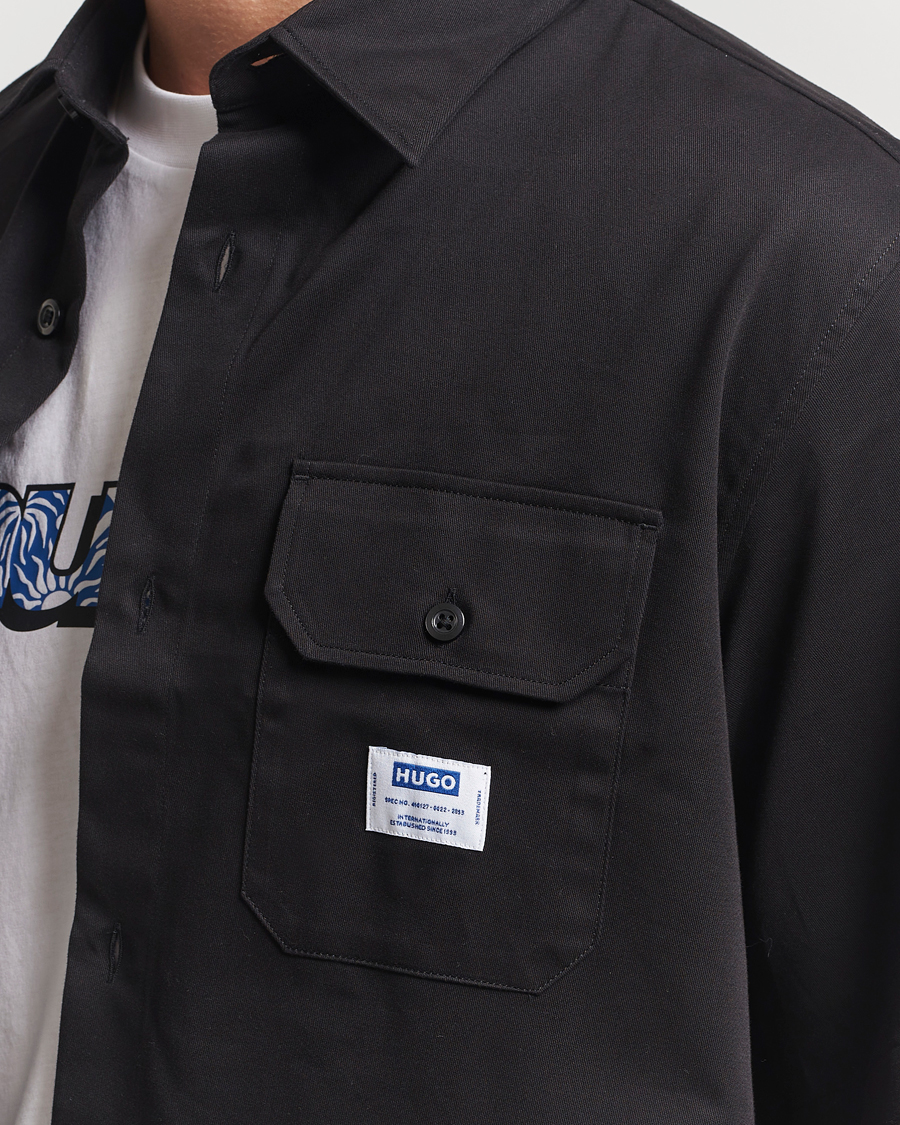 Homme | Chemises | HUGO | Ekyno Short Sleeve Shirt Black