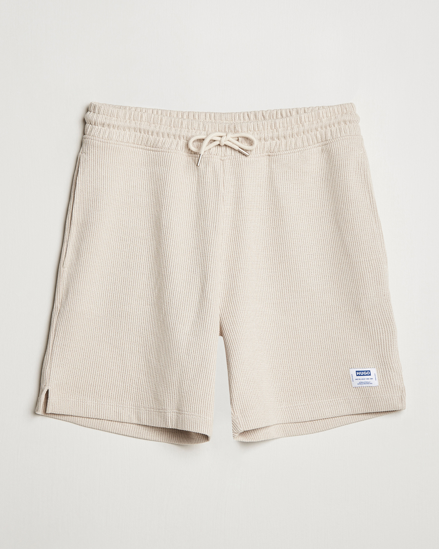 Homme | Shorts | HUGO | Nuwfallo Waffle Sweatshorts Open White