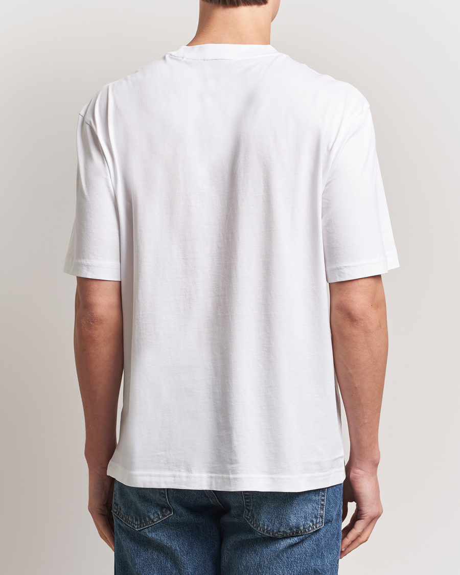 Homme | T-shirts | HUGO | Nugibol 3D Logo Crew Neck T-Shirt White