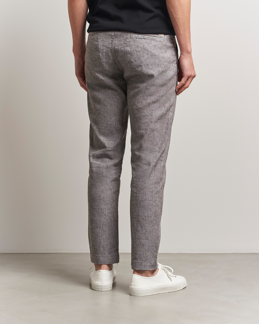 Homme | Pantalons | BOSS ORANGE | Sanderson Linen Pants Open Brown