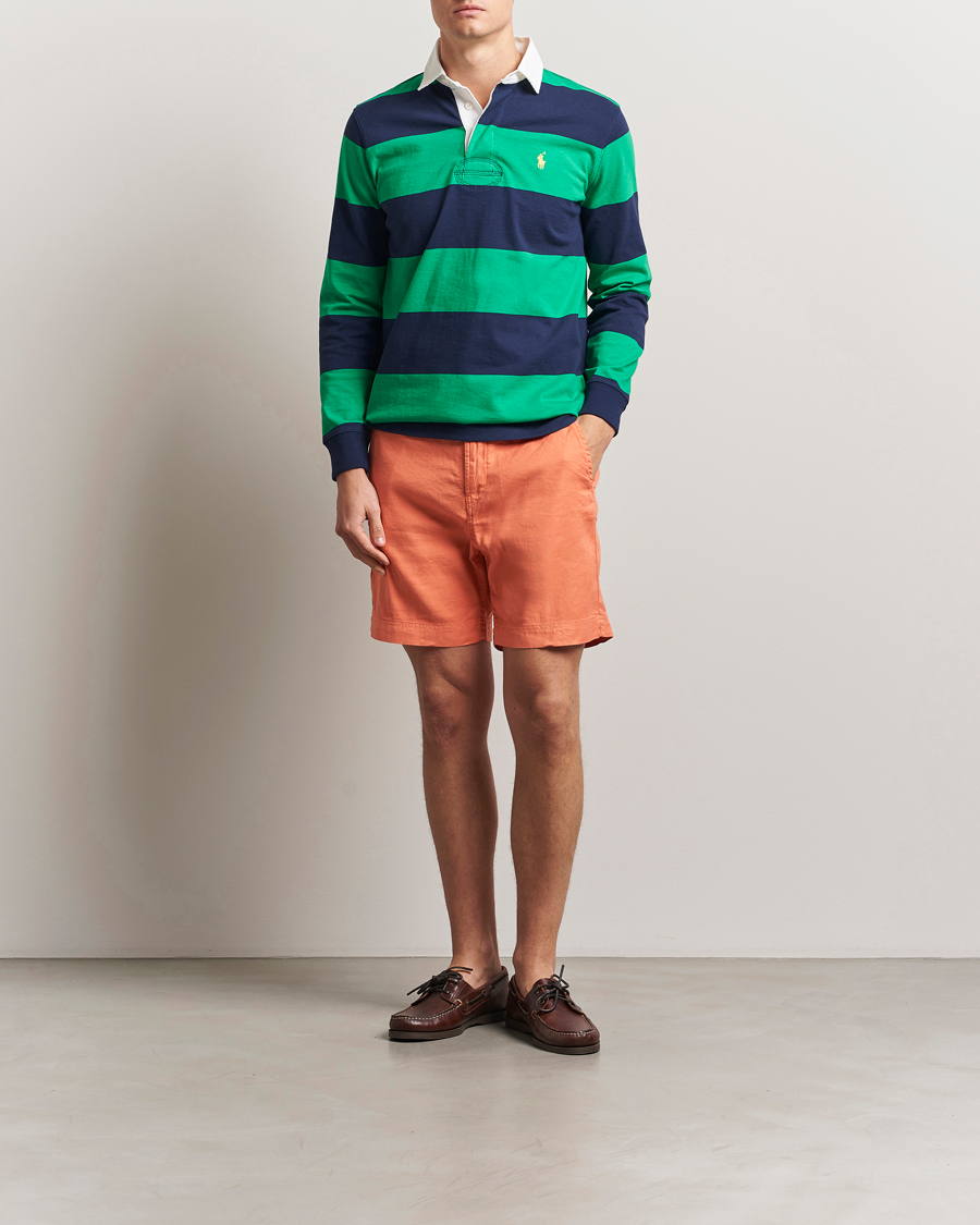 Homme | Shorts | Morris | Fenix Linen/Cotton Shorts Orange