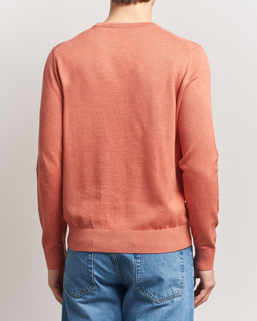 Homme | Pulls Et Tricots | Morris | Riley Cotton O-Neck Orange
