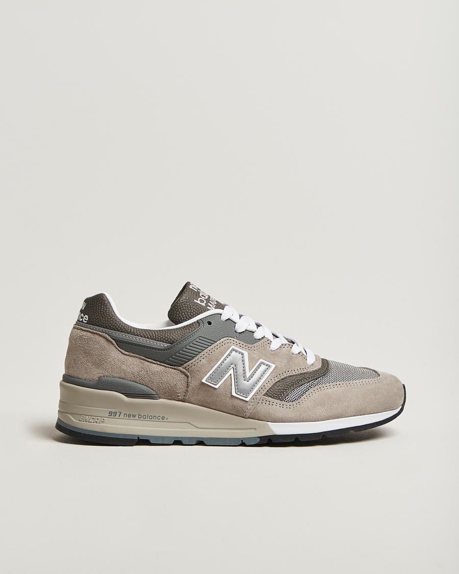 Homme | New Balance Made In USA 997 Sneakers Grey | New Balance Made In US & UK | New Balance Made In USA 997 Sneakers Grey