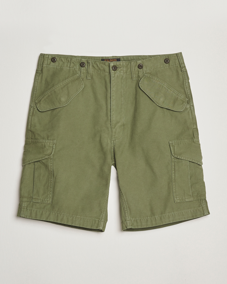 Homme | Shorts | Filson | Field Cargo Shorts Washed Green