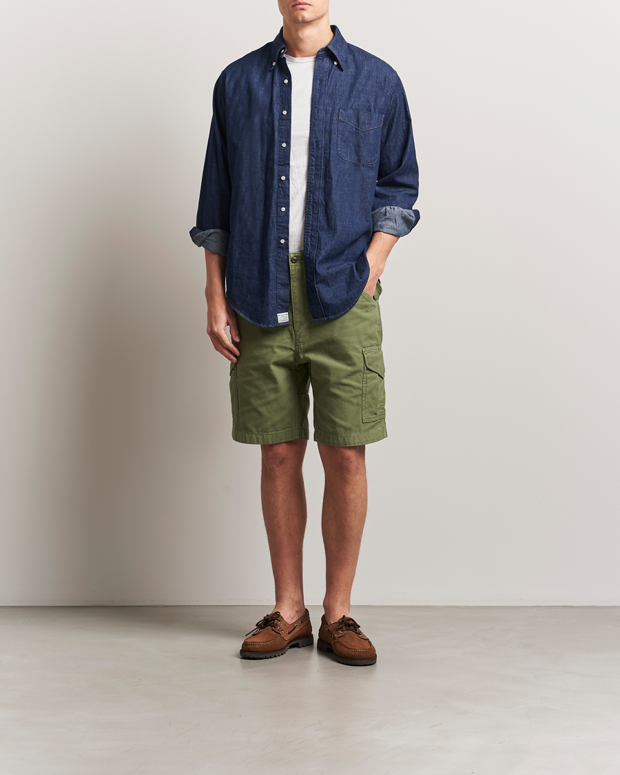 Homme | Shorts | Filson | Field Cargo Shorts Washed Green