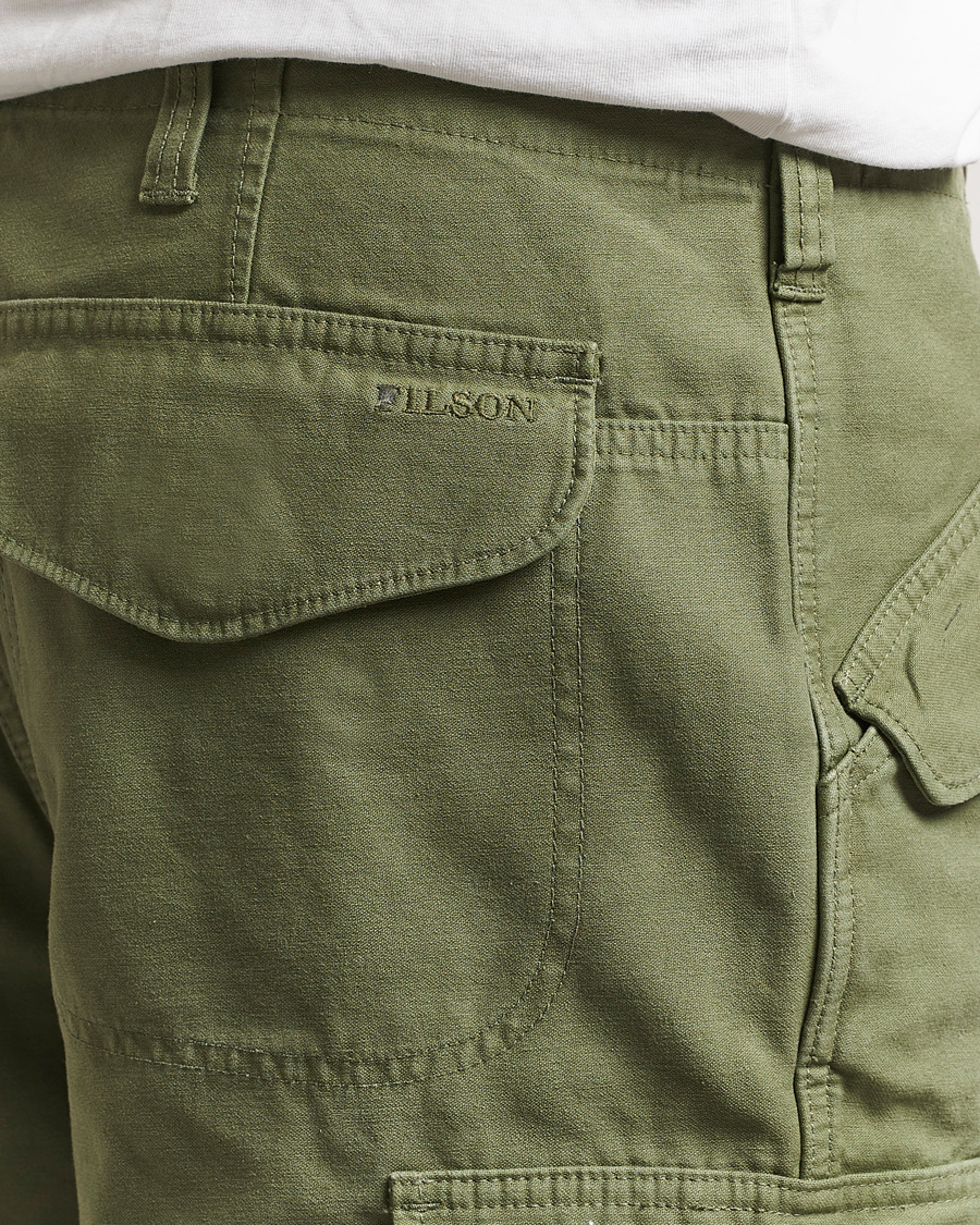 Homme | Shorts | Filson | Field Cargo Shorts Washed Green