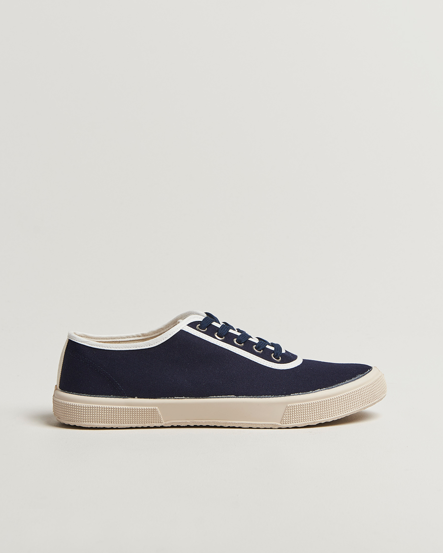Homme | Novesta Cotton Deck Shoe Navy | Novesta | Cotton Deck Shoe Navy