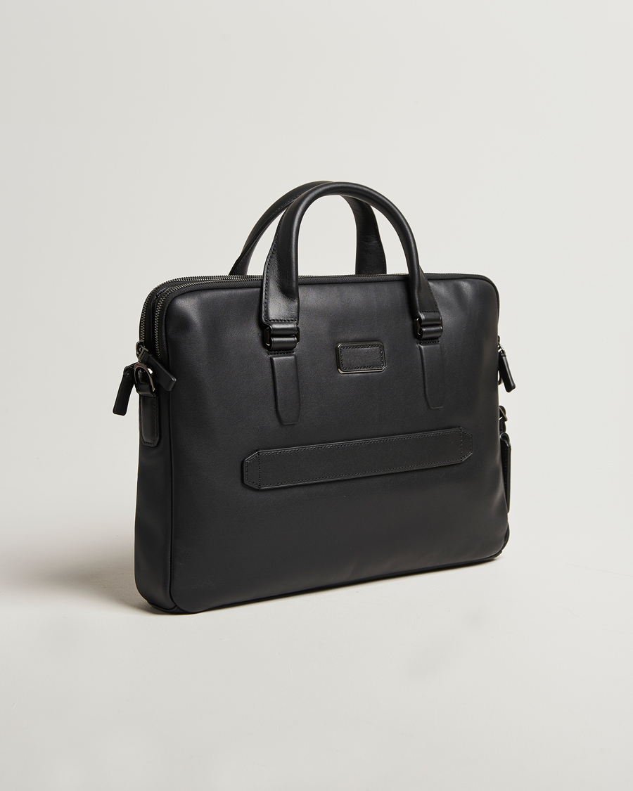 Homme | TUMI Harrison Sycamore Slim Leather Brief Black | TUMI | Harrison Sycamore Slim Leather Brief Black