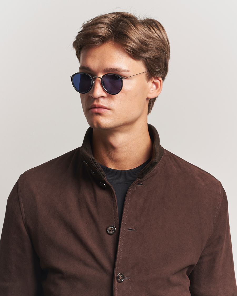 Homme | Lunettes De Soleil | EYEVAN 7285 | 717E Sunglasses Matte Black/Blue