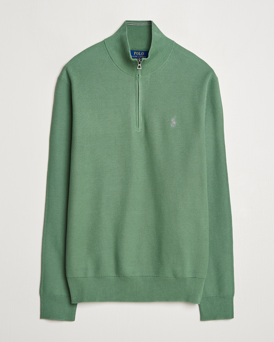 Homme | Pulls Et Tricots | Polo Ralph Lauren | Half Zip Cotton Pullover Fatigue