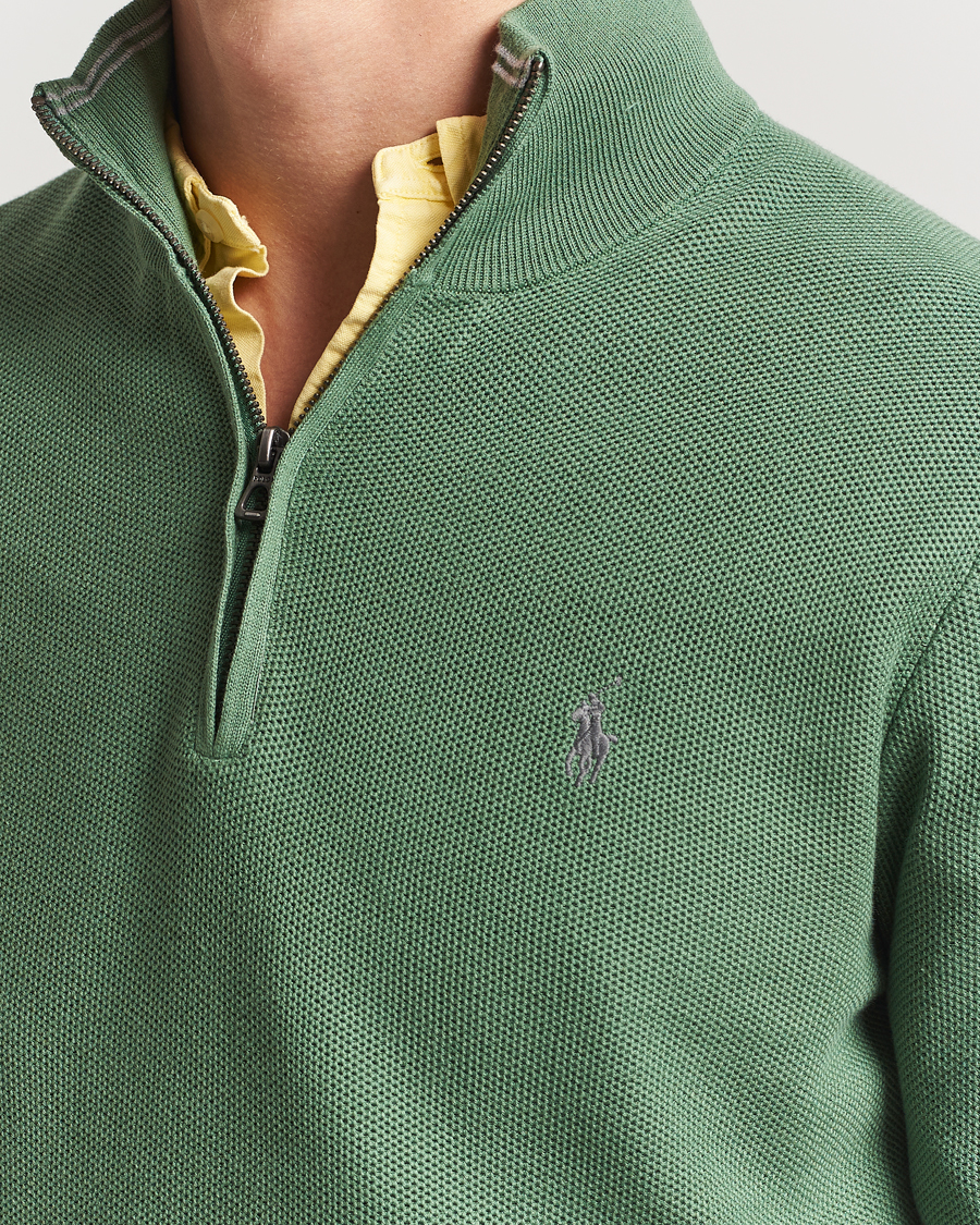 Homme | Pulls Et Tricots | Polo Ralph Lauren | Half Zip Cotton Pullover Fatigue