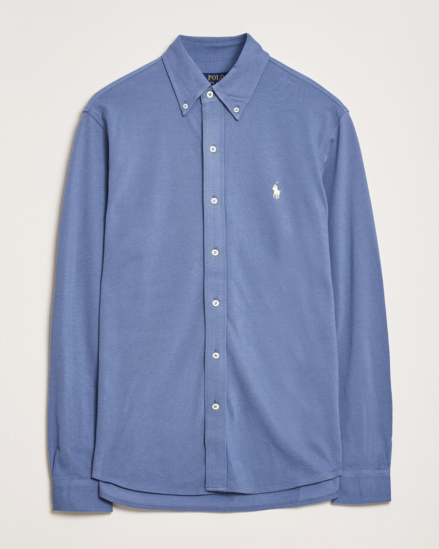 Homme | Chemises | Polo Ralph Lauren | Featherweight Mesh Shirt Capri Blue