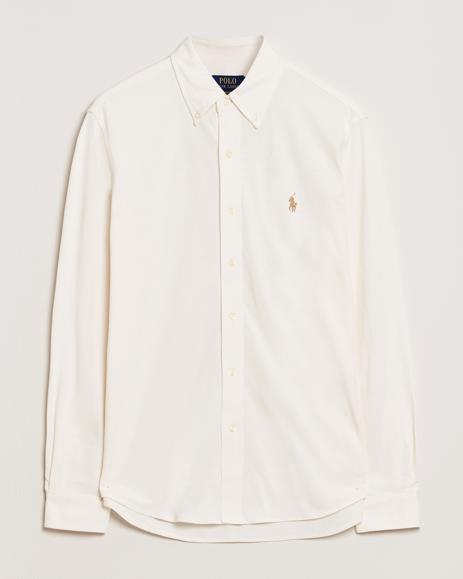 Homme | Chemises | Polo Ralph Lauren | Featherweight Mesh Shirt Pale Cream