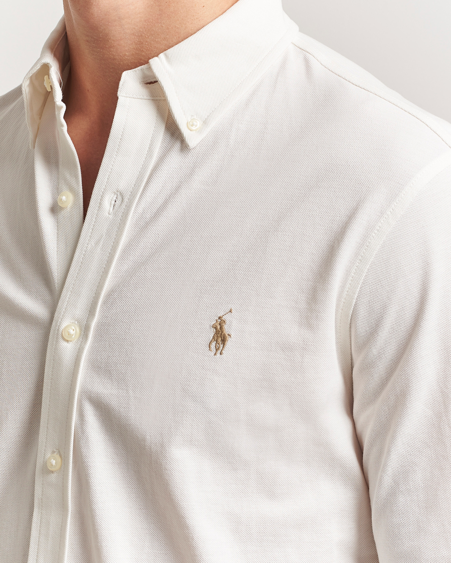 Homme | Chemises | Polo Ralph Lauren | Featherweight Mesh Shirt Pale Cream