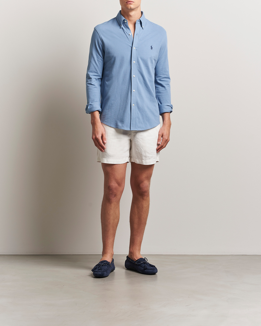 Homme | Chemises | Polo Ralph Lauren | Featherweight Mesh Shirt Channel Blue